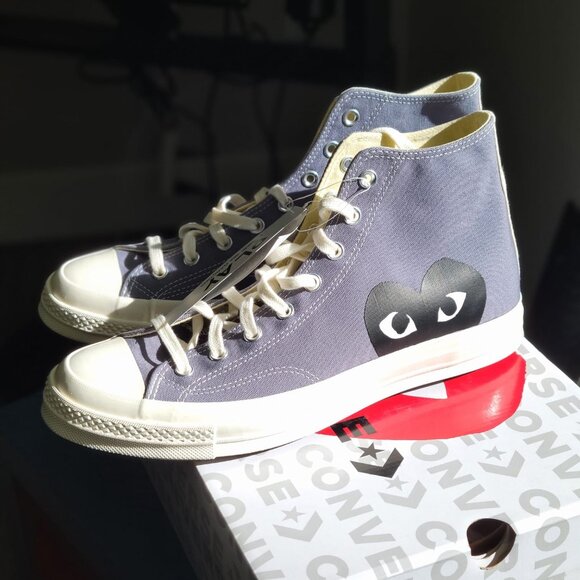 Converse Unisex Chuck Taylor High Top Converse Comme des Garçons (NEW w/tags) - Picture 5 of 8
